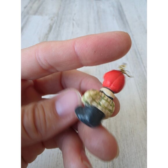 Dept 56 polliwoggs mini pumpkin jack-o'-lantern ornament as is Halloween tree ta - Picture 2 of 10